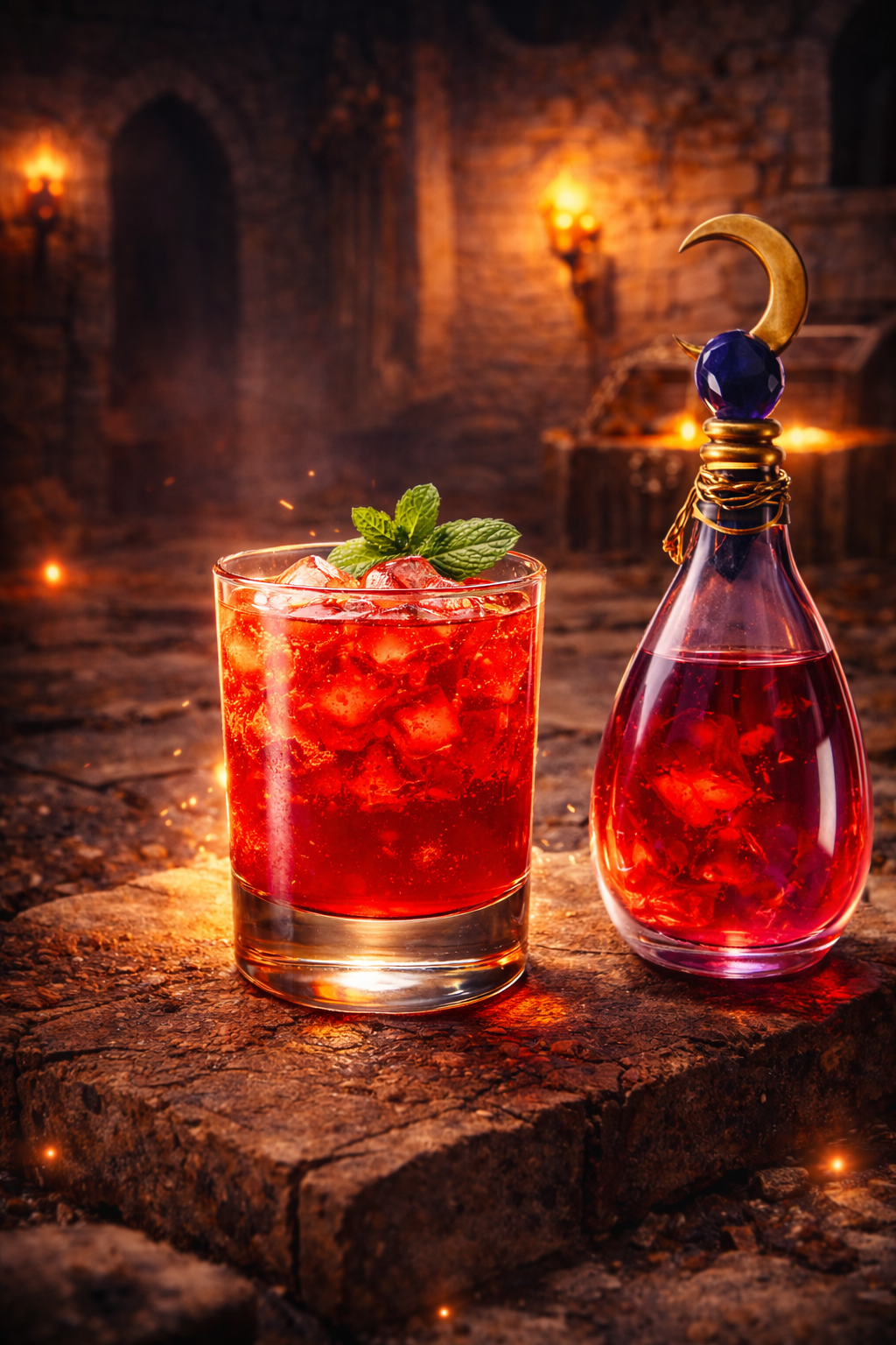 Cocktail Health Potion Retro RPG